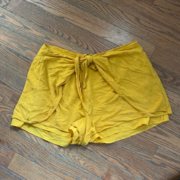 Forever 21 Pants - Forever21 Mustard Yellow Shorts